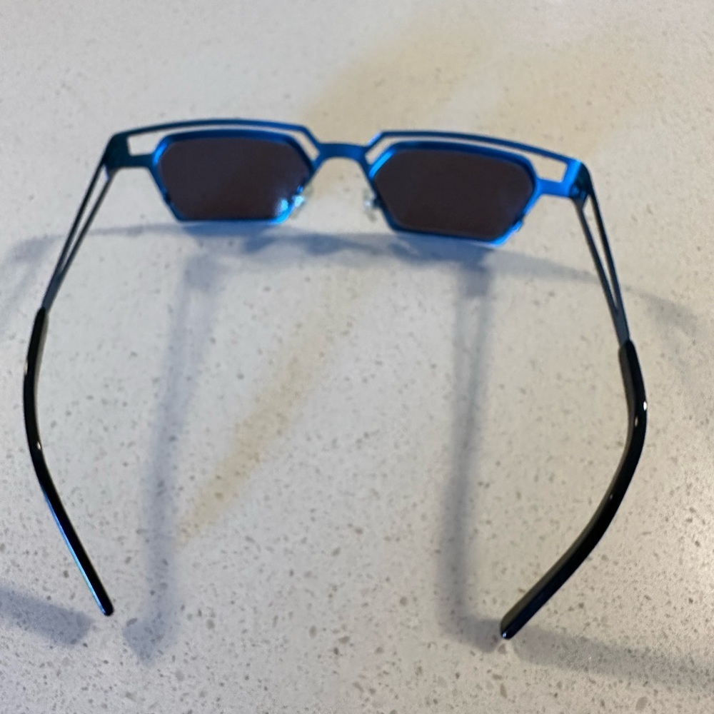 Isson Australia sunglasses pre owned Piero NBL 52 21 145 blue with blue lenses - Picture 8 of 14